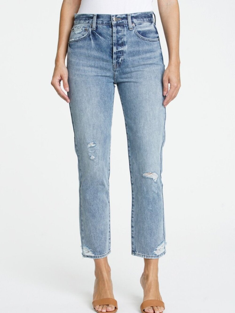 Pistola | Keaton High Rise Slim Straight Los Feliz Wash | Size 30